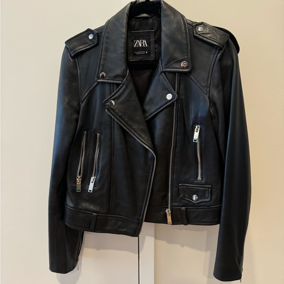 Jackets & Blazers - Zara Leather Jacket
